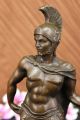 Vintage Signierte Bronzestatue Ritter Figur Dalou - Deko Kunst Plastik Antike Bild 4