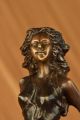 Bronze Skulptur Signiert Skorpion Dame Sternzeichen November Oktober Figur Antike Bild 8