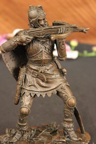 Unterzeichnete Kamiko Japanischer Samurai Krieger Bronze Figur Bild