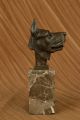 Bronze Skulptur Yanez Dänische Dogge Figur Statue Art Deco Antike Bild 5