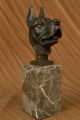Bronze Skulptur Yanez Dänische Dogge Figur Statue Art Deco Antike Bild 6