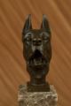 Bronze Skulptur Yanez Dänische Dogge Figur Statue Art Deco Antike Bild 7