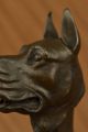 Bronze Skulptur Yanez Dänische Dogge Figur Statue Art Deco Antike Bild 8