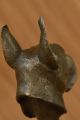 Deutsche Englisch Boxer Bulldog Bronzeskulptur Marmorsockel Kunst Statue Dekor Antike Bild 11