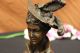 Bronzeskulptur Elegantes Mädchen Mit Hut Statue Art Deco Figur Marmorsockel Antike Bild 10