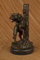 Bronzeskulptur Rottweiler Marmorsockel Statue Antike Bild 2