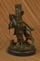 Bronzeskulptur Rottweiler Marmorsockel Statue Antike Bild 5