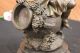 Bronzeskulptur Nacktes Mädchen Mmit Trauben In Der Hand Antike Bild 9