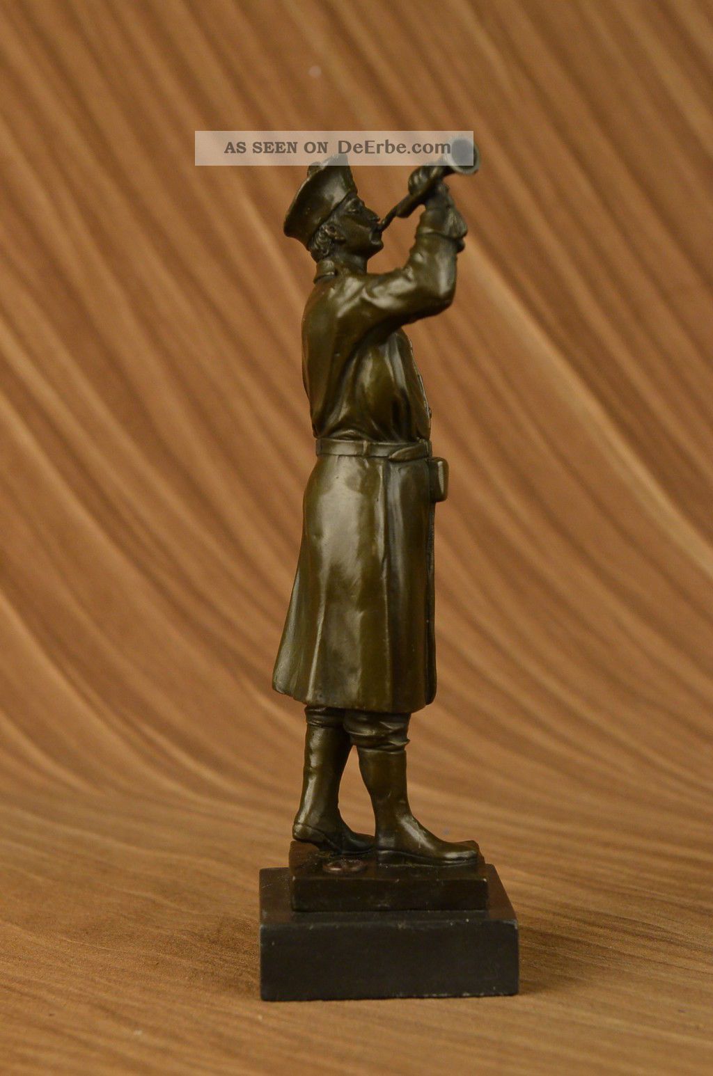 Bronze Marmor Statue Soldat Krieger Militärheld Art Deko Marmor Skulptur Antike Bild