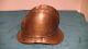 Alter Feuerwehr Helm,  Kopfbedeckung,  Messing,  Antik,  C.  Beuttenmüller,  Bretten Antike Bild 4
