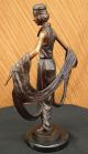 Bronze Skulptur Tänzerin Kunst Neuheit Bänder Heißguß Wachs Figur Antike Bild 5