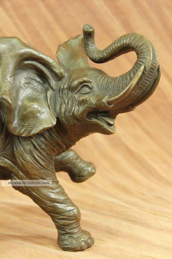 Rembrandt Bugatti Art Deco Elefant Skulptur Kubismus Tierwelt Statue Groß