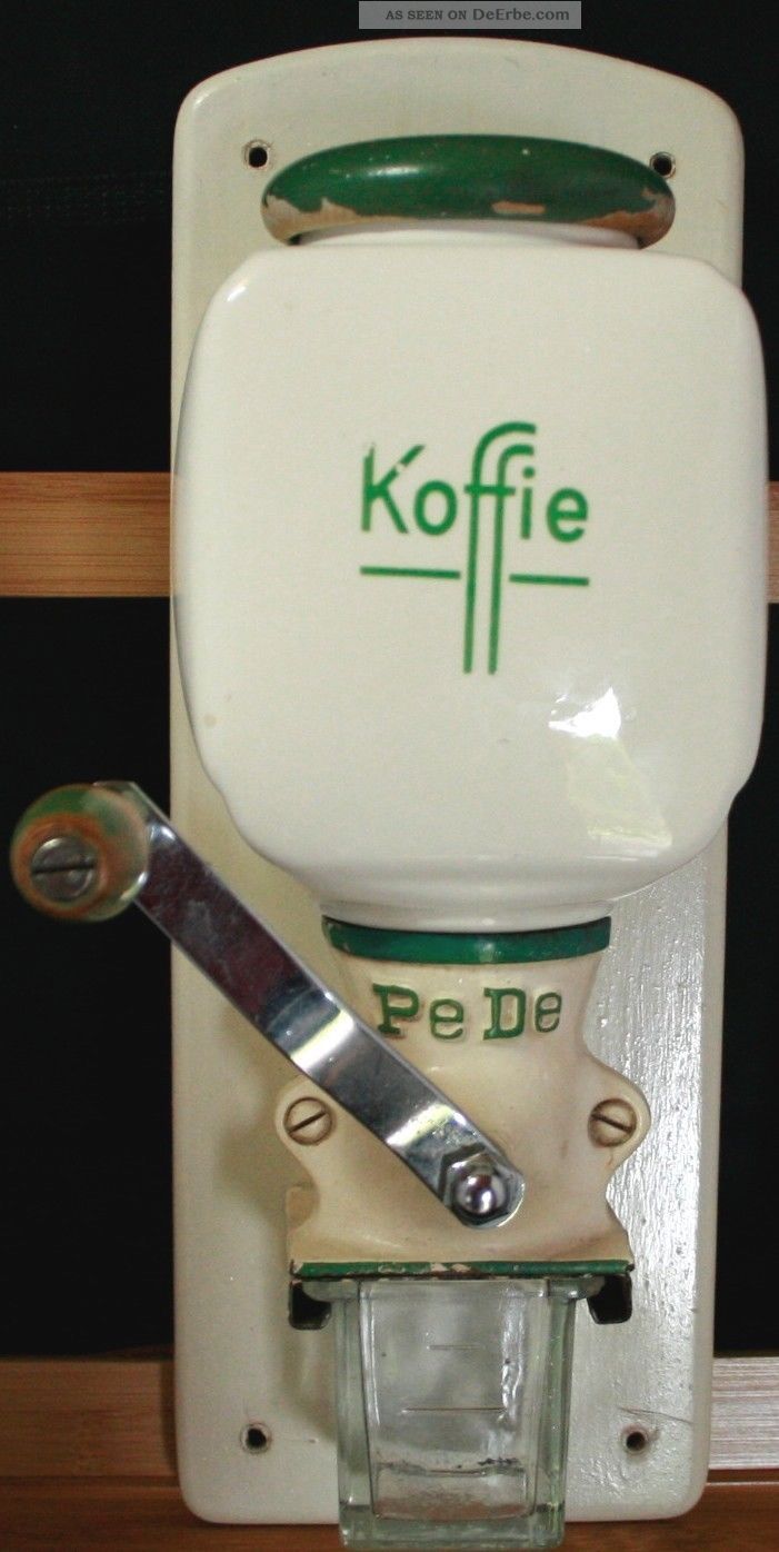Alt - Holländische Wand Hand - Kaffemühle Von Ca.  1935 Antike Bild