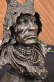 Signiert Milo Japanischen Viking Krieger Bronzeskulptur Marmorstatue Antike Bild 1