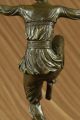 Signiert Kunst Deko Laurel Belly Tänzer Bronze Marmor Skulptur Figur Ausverkauf Antike Bild 10