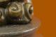 Statue Bronze Skulptur Extra Gross Nackter Weiblicher Engel Von Weinman Museum Antike Bild 9