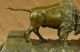 Skulptur Amerikanisch Büffel Bison Western Kunst Bronze Marmor Statue Kunst Antike Bild 10