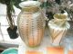 Lundberg Studio Vase,  Gold Zipped,  Chicago Art Glass,  Zephyr,  Tiffanysammlung Antike Bild 3