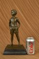 Art Deco Stil Figur Bronze Junge Preiss Buchstütze Marmor Fuß Figur Antike Bild 2