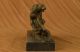 Bronze Skulptur Kunst Deko Stil Cheetah Klettern Plastik Puma Gegossen Antike Bild 4