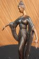 Statue 48cm Hohe Model Designer Heim Dekor Bronze Skulptur Figurine Antike Bild 11