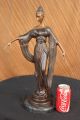 Statue 48cm Hohe Model Designer Heim Dekor Bronze Skulptur Figurine Antike Bild 1