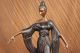 Statue 48cm Hohe Model Designer Heim Dekor Bronze Skulptur Figurine Antike Bild 3