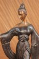Statue 48cm Hohe Model Designer Heim Dekor Bronze Skulptur Figurine Antike Bild 4