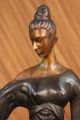 Statue 48cm Hohe Model Designer Heim Dekor Bronze Skulptur Figurine Antike Bild 5