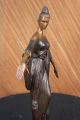 Statue 48cm Hohe Model Designer Heim Dekor Bronze Skulptur Figurine Antike Bild 7