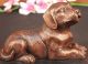 Bronzeskulptur Bezaubernder Labrador Welpe Auf Marmorsockel Figur Art Deco Antike Bild 2