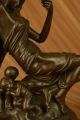 Bronzeskulptur Valentinsgeschenk Engel Liebe Figur Dekoration Antike Bild 9