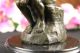 Bronze Skulptur Marmor Statue Rodin Der Denker Nackter Mann Antike Bild 1