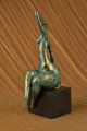Klassische Voluptuous Frau Botero Stil Bronze Marmor Basis Abstrakt Moderne Antike Bild 11