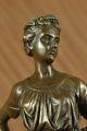 Bronze Skulptur Griechische Göttin Landwirtschaft Art Deco Guss Marmor Figur Antike Bild 9