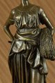 Bronze Skulptur Griechische Göttin Landwirtschaft Art Deco Guss Marmor Figur Antike Bild 10