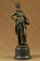Bronze Skulptur Griechische Göttin Landwirtschaft Art Deco Guss Marmor Figur Antike Bild 8