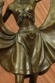 Skulptur Bronze Selten Arabisch Mädchen Rock Teppich Wiener Künstlerin Bergmann Antike Bild 4