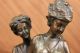 2 Frauen Bronze Skulptur Figur Klassische Kunst Heim Dekoration Antike Bild 9