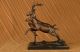 Bronze - Skulptur Signiert Große Moigniez Hirsch Tierwelt - - Antike Bild 2