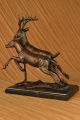Bronze - Skulptur Signiert Große Moigniez Hirsch Tierwelt - - Antike Bild 8