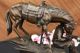 Alte West Cowboy Mit Pferd Bronze - Skulptur Der Westlichen Kunst Remington Antike Bild 1