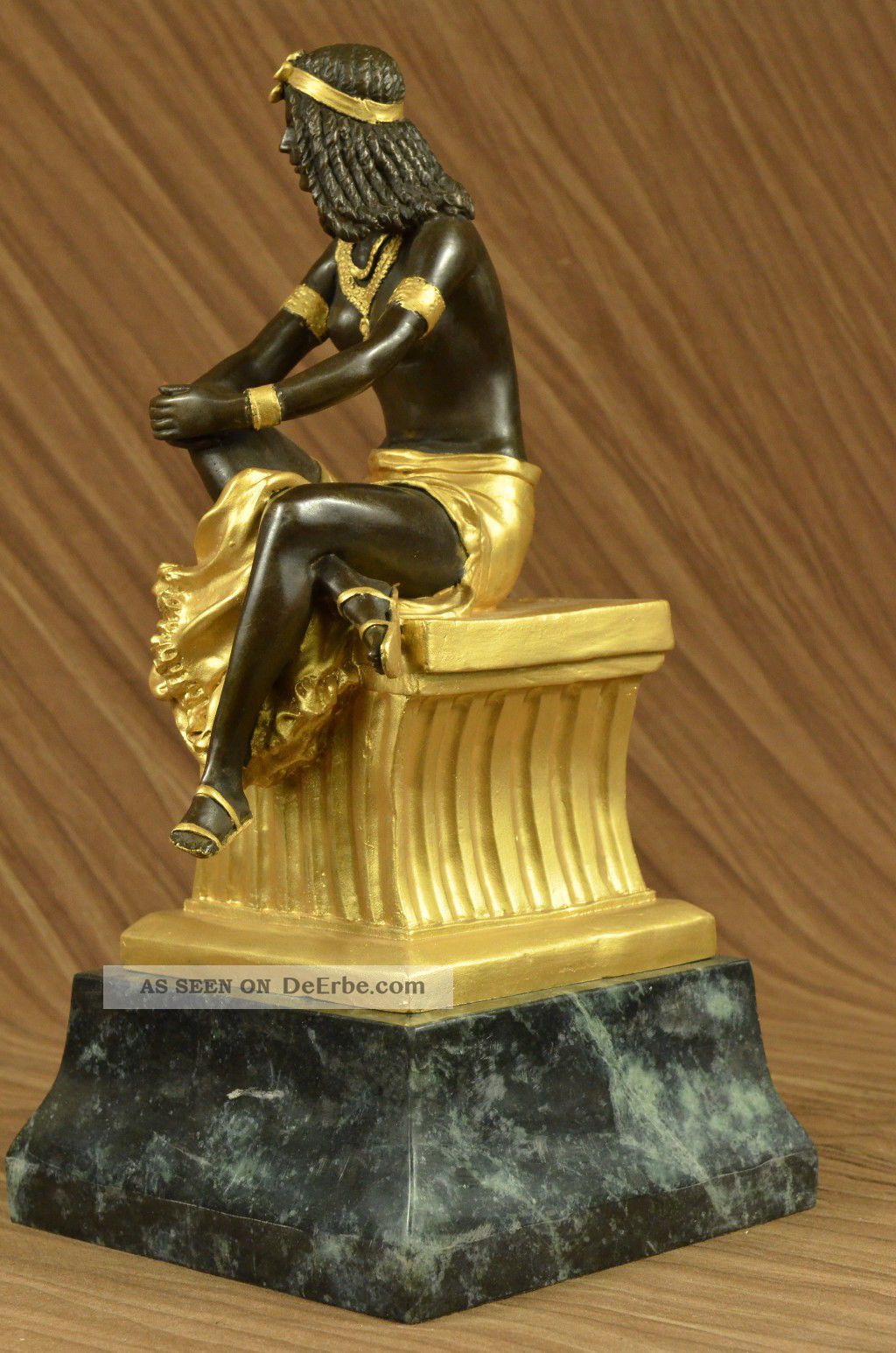 Bronzefigur "Der Kuss" Nach Rodin – 14 Cm Hoch, Auf Marmorsockel, Wetterfest, Handgegossen, Für Innen & Außen