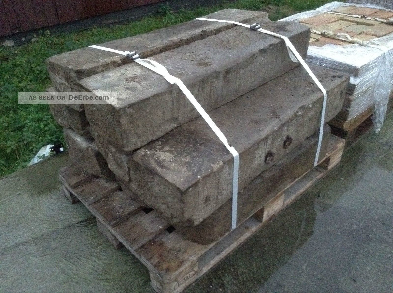 15 Antike Sandstein Treppe Stufen Rot Grün Stein Blockstufe Gewölbe Wein Keller Antike Bild