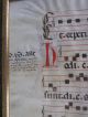 Großes,  Antikes Pergament Notenblatt Mit Gotischer Handschrift - Spanien Um 1390 Antike Bild 2