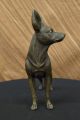 Bronze Skulptur Chihuahua - Hund Haustier Tierkunst Deko Figur Von Barye Abbildung Antike Bild 4