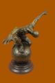 Nackter Mann Statue Rodin Signiert Bronze Figur Abstrakte Kunst Modern Nr Antike Bild 1