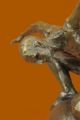 Nackter Mann Statue Rodin Signiert Bronze Figur Abstrakte Kunst Modern Nr Antike Bild 8