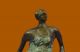 Henry Moore Bronze Skulptur Zurücklehnende Frau Signiert Sammler Ausgabe Figur Antike Bild 4