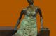 Henry Moore Bronze Skulptur Zurücklehnende Frau Signiert Sammler Ausgabe Figur Antike Bild 5